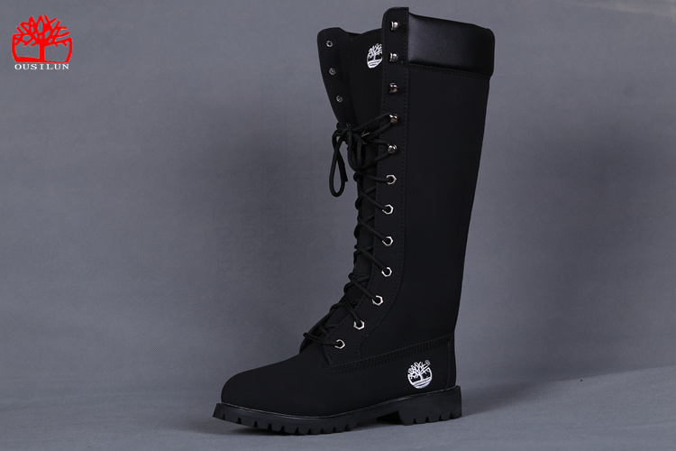 bottes noires timberland femme