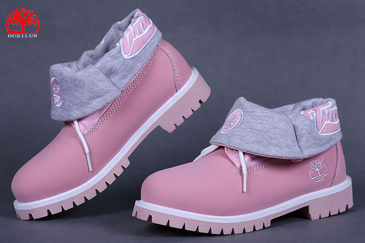 timberland grise et rose