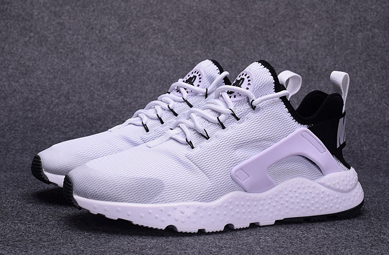 huarache noir et blanche femme